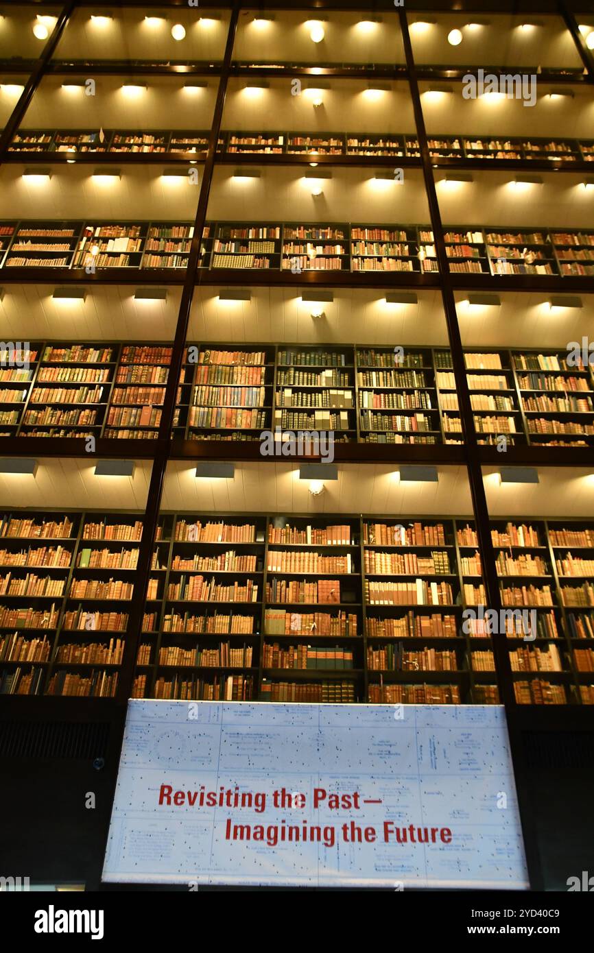 Beinecke rare Books & Manuscripts Library à l'Université de Yale à New Haven, Connecticut Banque D'Images