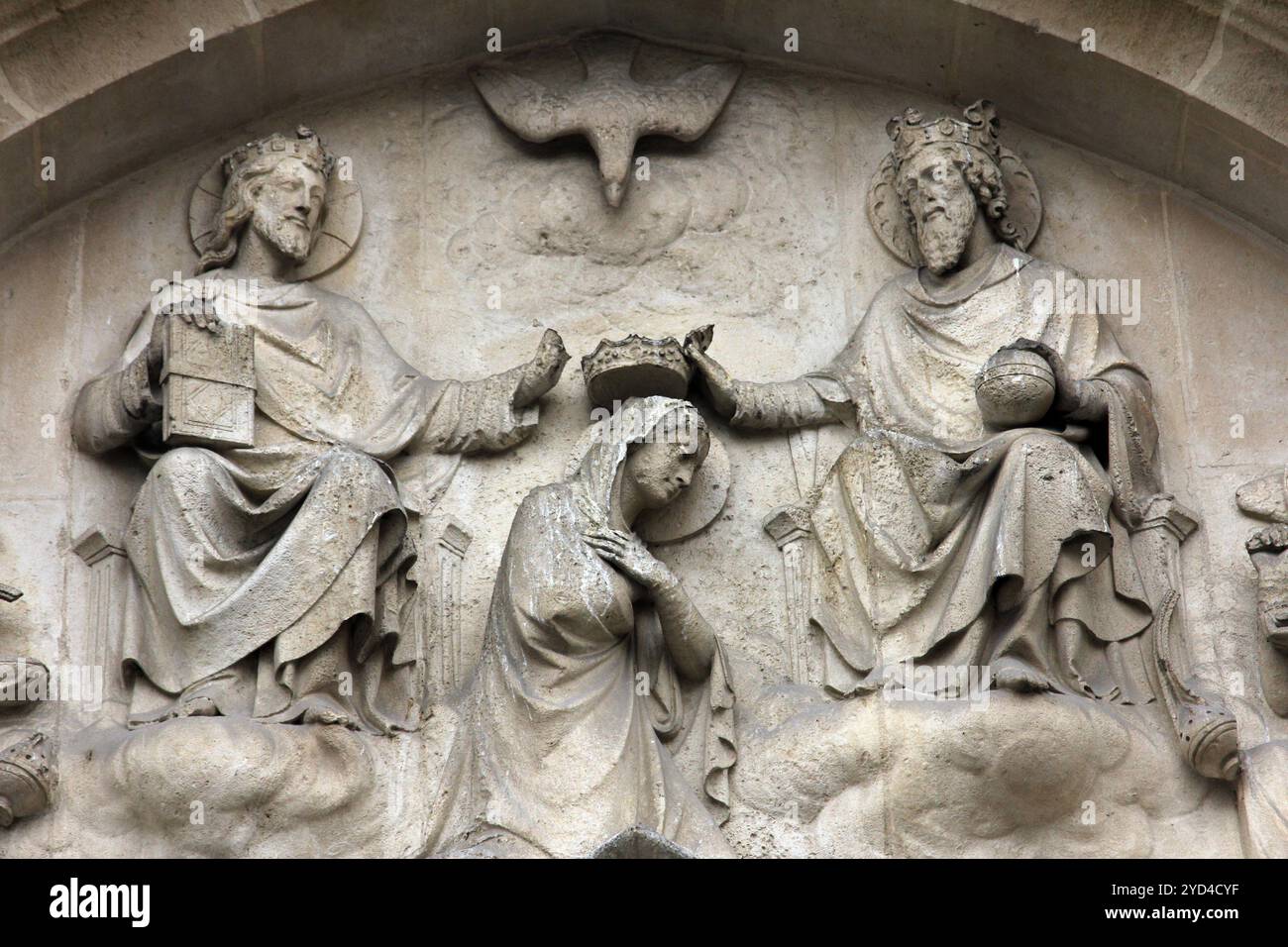 Le couronnement de la Bienheureuse Vierge Marie, l'Église Saint-Bernard de la Chapelle, Paris Banque D'Images