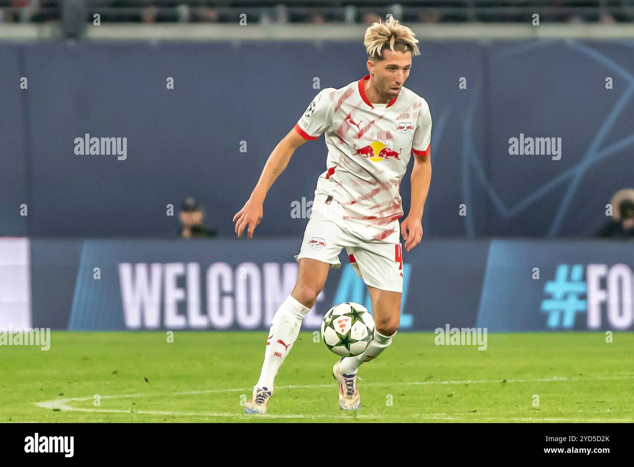 Leipzig, Deutschland 23. Oktober 2024 : Champions League - 2024/2025 - RB Leipzig vs FC Liverpool Im Bild : Kevin Kampl (Leipzig) Banque D'Images