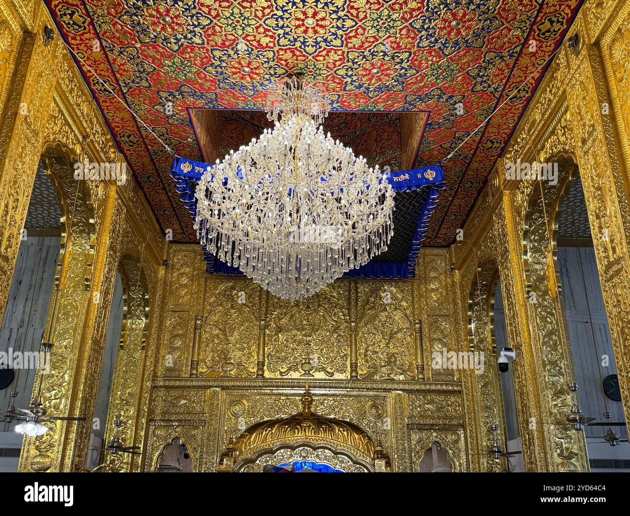 Gurudwara Bangla Sahib à Delhi, Inde Banque D'Images