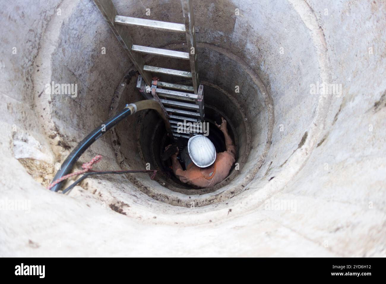 Un puits d'aspiration pour l'approvisionnement en eau Banque D'Images