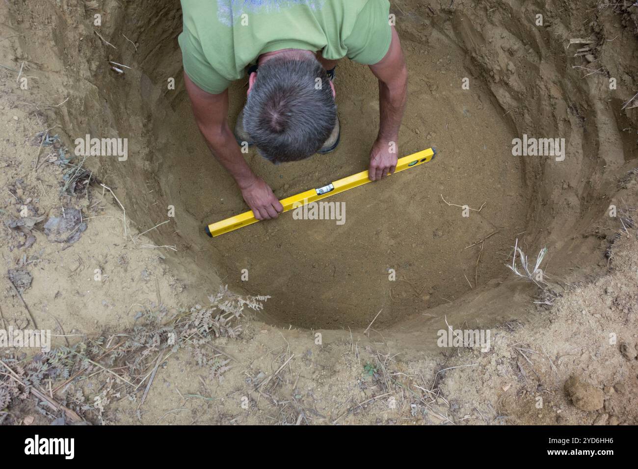 Un puits d'aspiration pour l'approvisionnement en eau Banque D'Images