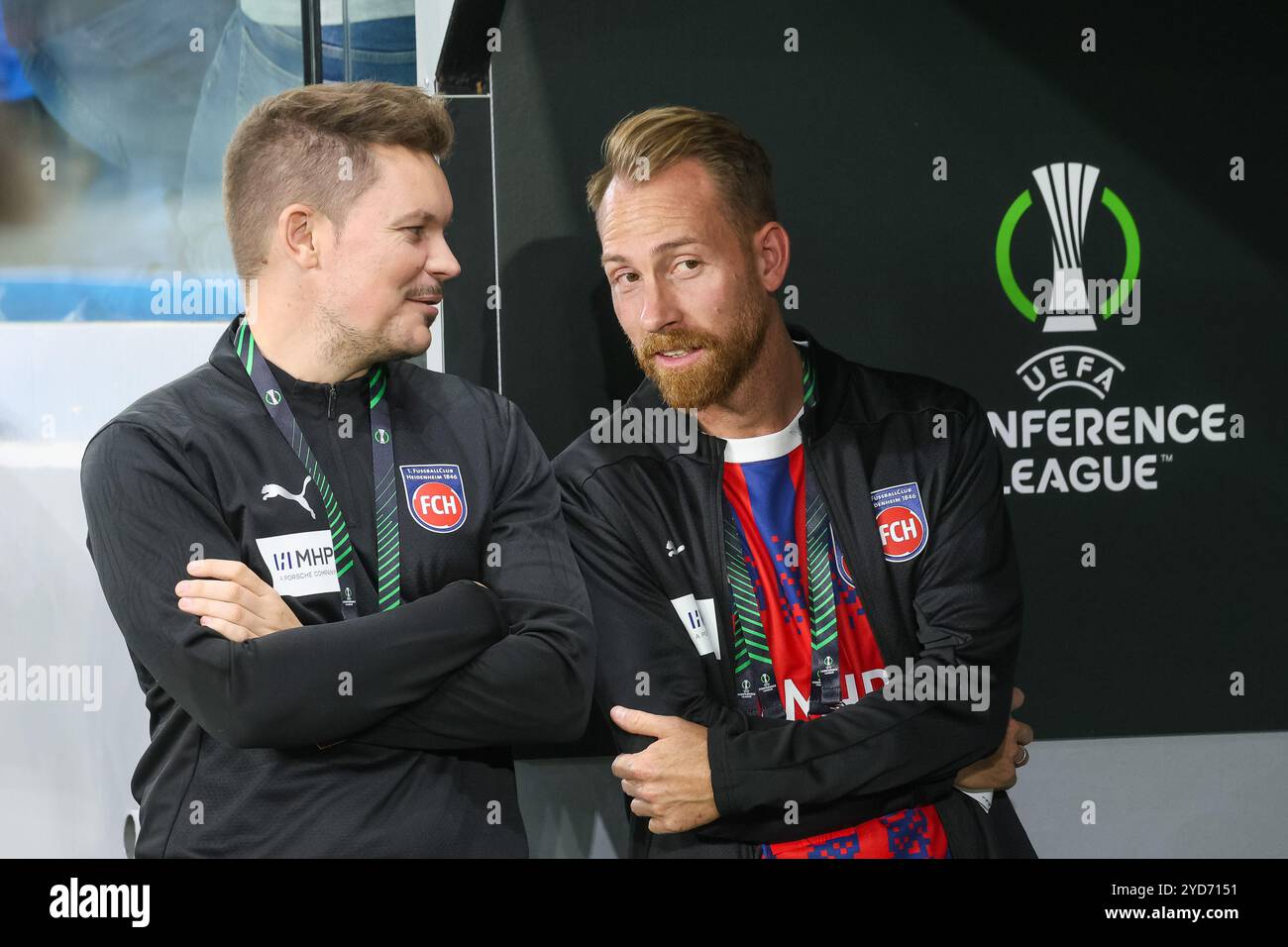 Heidenheims Bereichsleiter Kommunikation und FCH-Legende Marc Schnatterer, CYP, FC Paphos vs FC Heidenheim, Fussball, Europa Conference League, 2. Spieltag, saison 2024/2025, 24.10.2024 Foto : Eibner-Pressefoto/Joerg Niebergall Banque D'Images