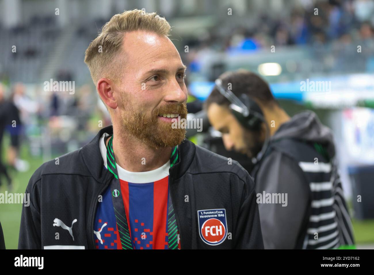 FCH-Legende Marc Schnatterer, CYP, FC Paphos vs FC Heidenheim, Fussball, Europa Conference League, 2. Spieltag, saison 2024/2025, 24.10.2024 Foto : Eibner-Pressefoto/Joerg Niebergall Banque D'Images