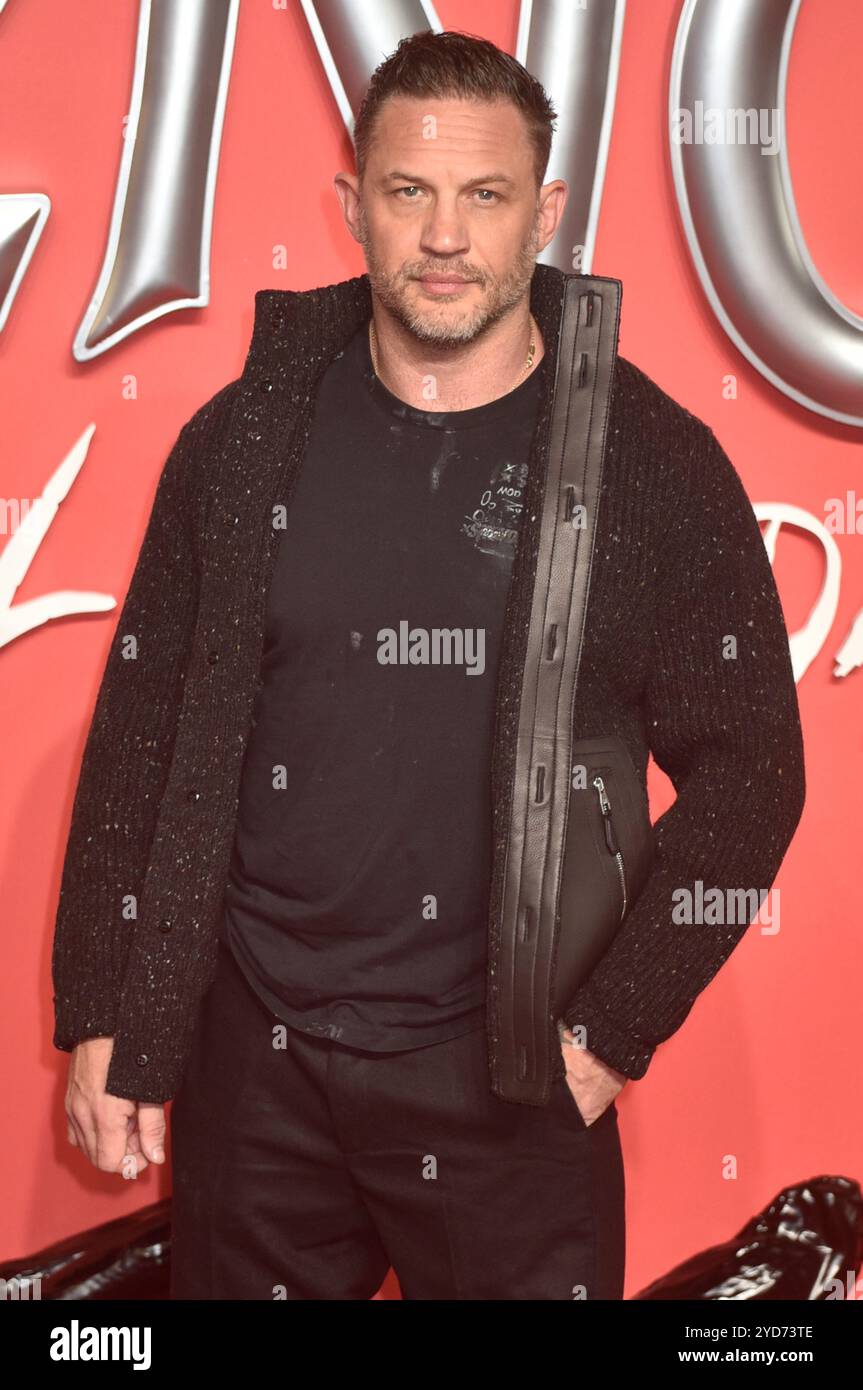 23.10.24. Londres, Royaume-Uni. Tom Hardy lors de la première britannique de « Venom : The Last Dance » au BFI IMAX, Londres. Sue Andrews/Alamy. Banque D'Images