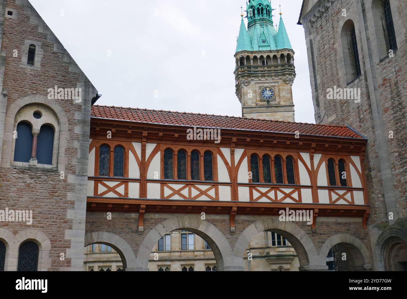 Château de Dankwarderode sur Burgplatz à Braunschweig, Allemagne Banque D'Images