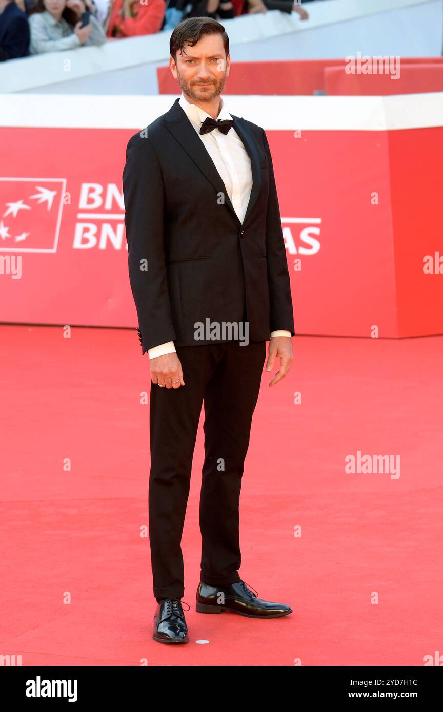 Alessio Moneta BEI der Premiere des Kinofilms 'la casa degli sguardi' auf dem 19. Internationalen Filmfestival von ROM / Festa del Cinema di Roma 2024 im Auditorium Parco della Musica. ROM, 24.10.2024 Banque D'Images
