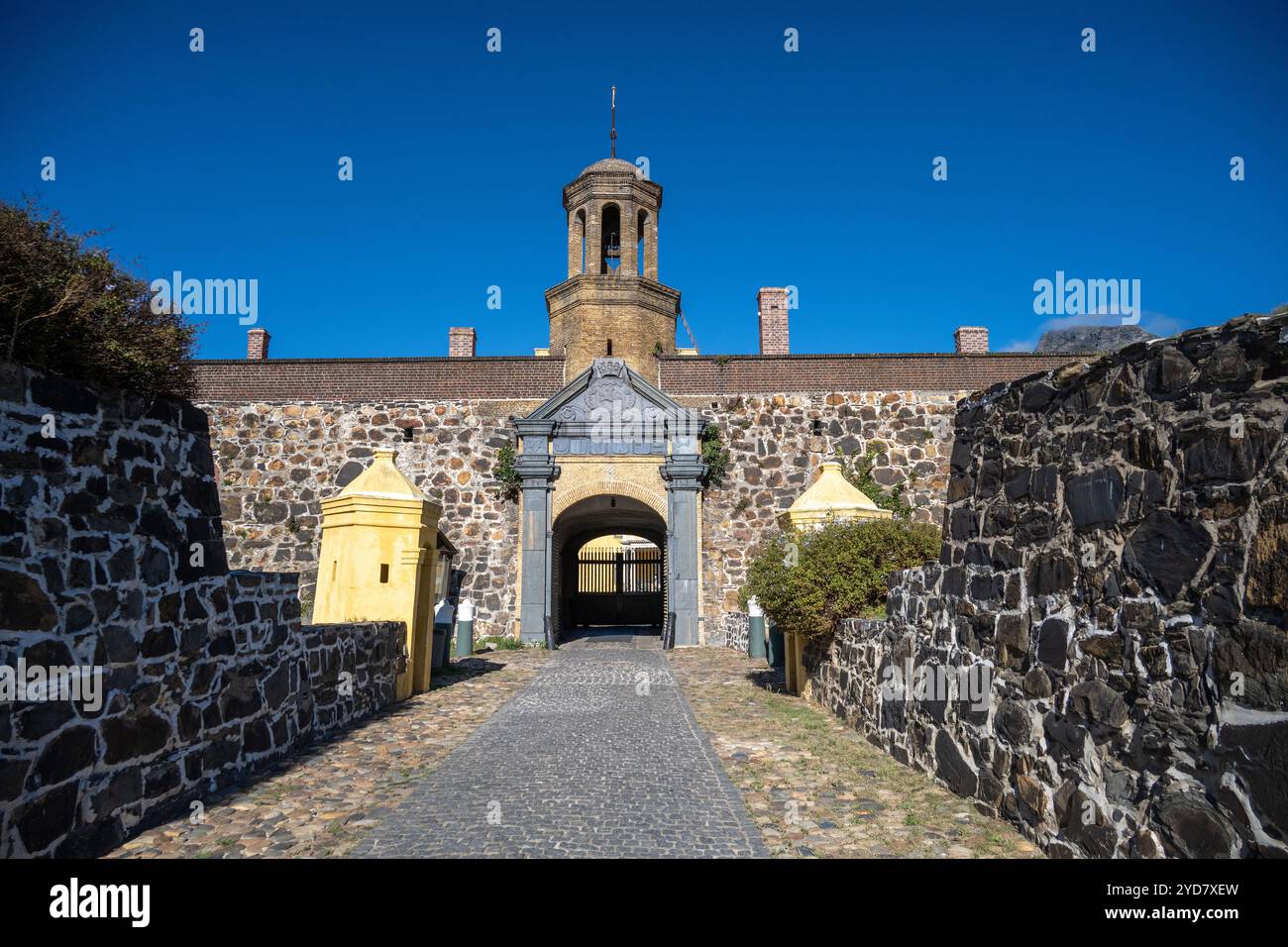 Entrée au fort du Cap de bonne-espérance Banque D'Images