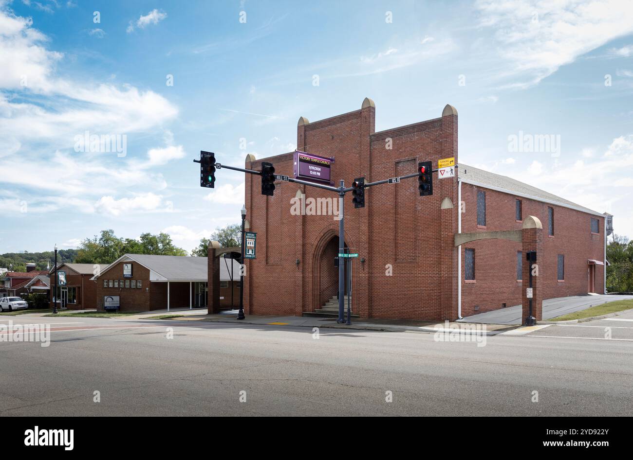 Septembre, 19, 2024, Lenoir City, TN : Victory Temple Church, on Broadway, a Pentecostal Deliverance Church. Banque D'Images