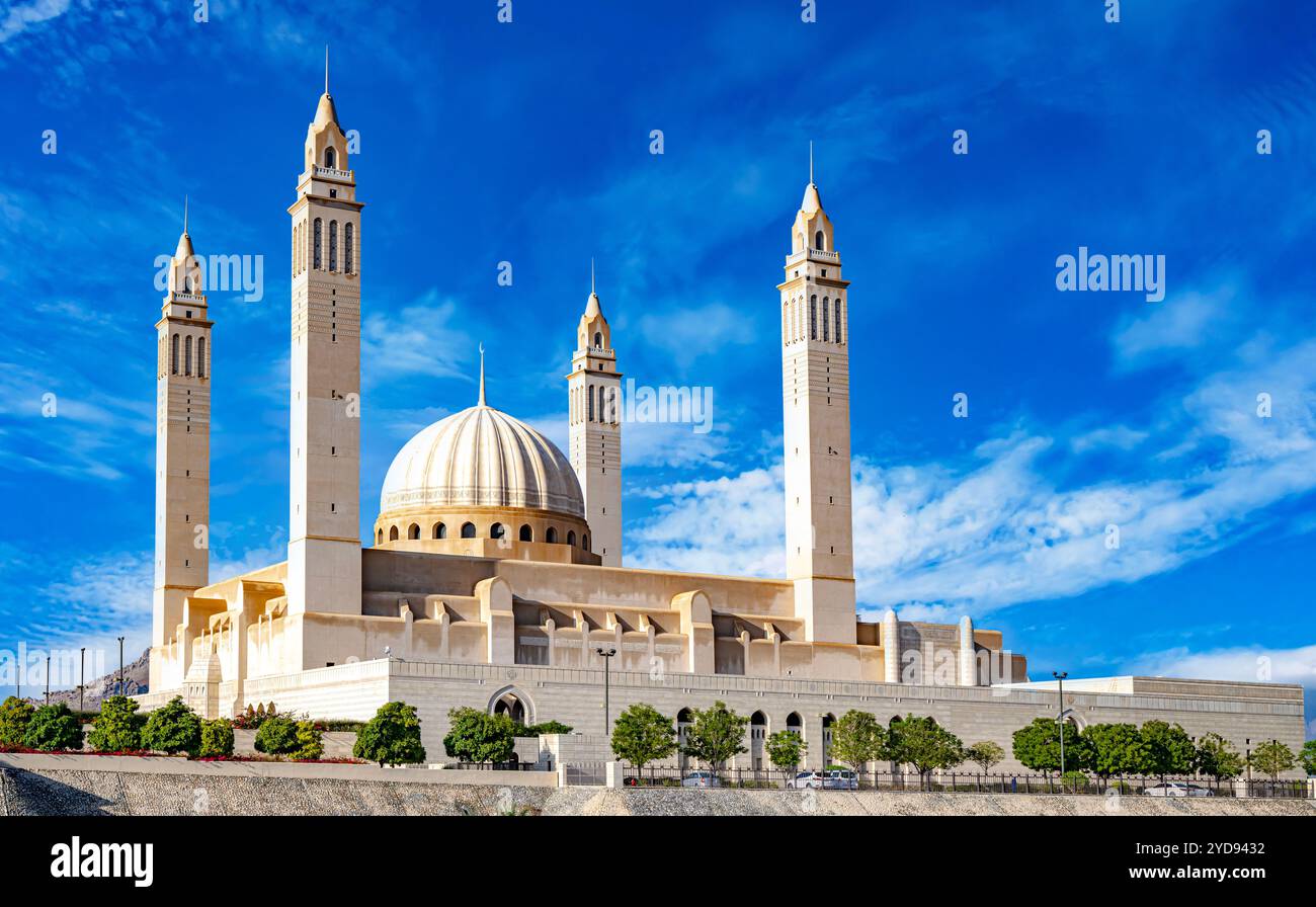 Mosquée Sultan Qaboos à Nizwa Banque D'Images
