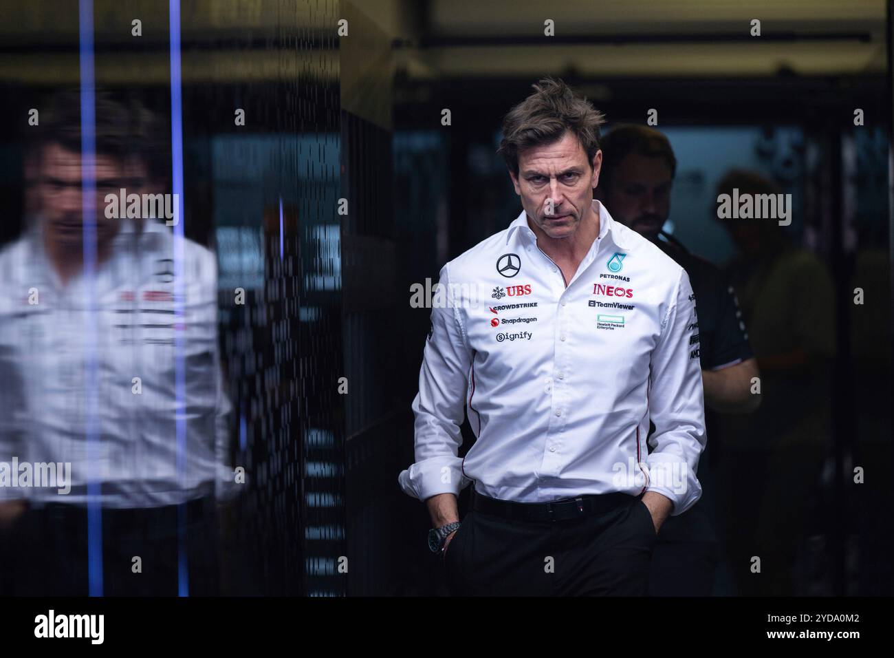 Mexico, Vereinigte Staaten. 25 octobre 2024. Toto Wolff (Mercedes AMG Petronas Formula One Team, Teamchef), MEX, formel 1 Weltmeisterschaft, Grand Prix von Mexiko City, Autodromo Hermanos Rodriguez, Freies Training, 25.10.2024 Foto : Eibner-Pressefoto/Michael Memmler crédit : dpa/Alamy Live News Banque D'Images