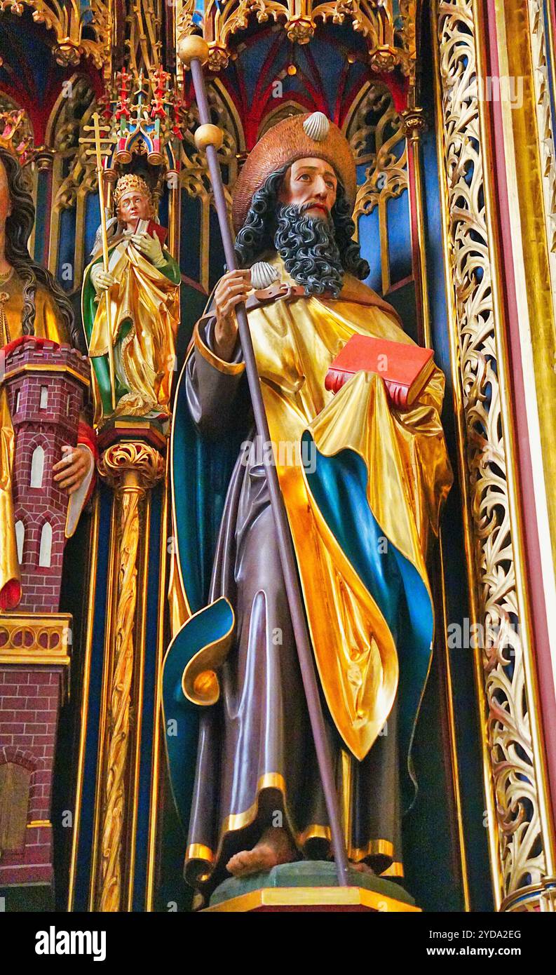 Figure de : James ; représentant James Cathedral in Neustadt am Titisee Banque D'Images