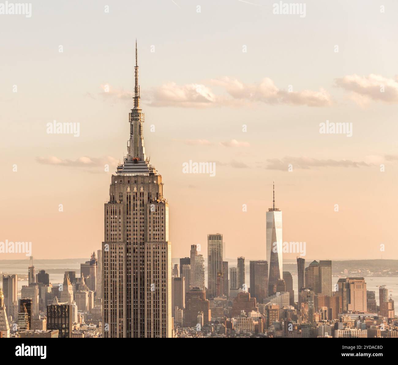New york, États-Unis - 17 mai 2019 : New York City skyline avec l'Empire State Building Banque D'Images