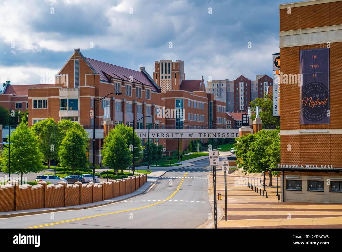 Une université publique de recherche sur les concessions foncières à Knoxville, Tennessee Banque D'Images