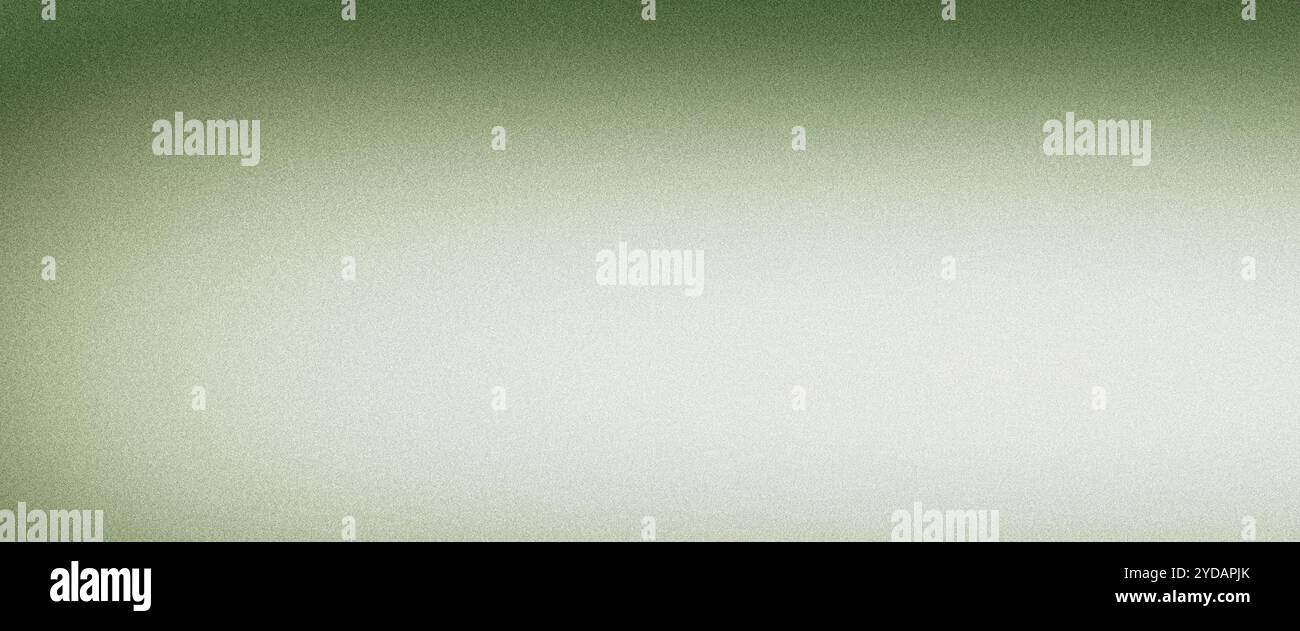 Fond dégradé vert à blanc avec une texture granuleuse Banque D'Images