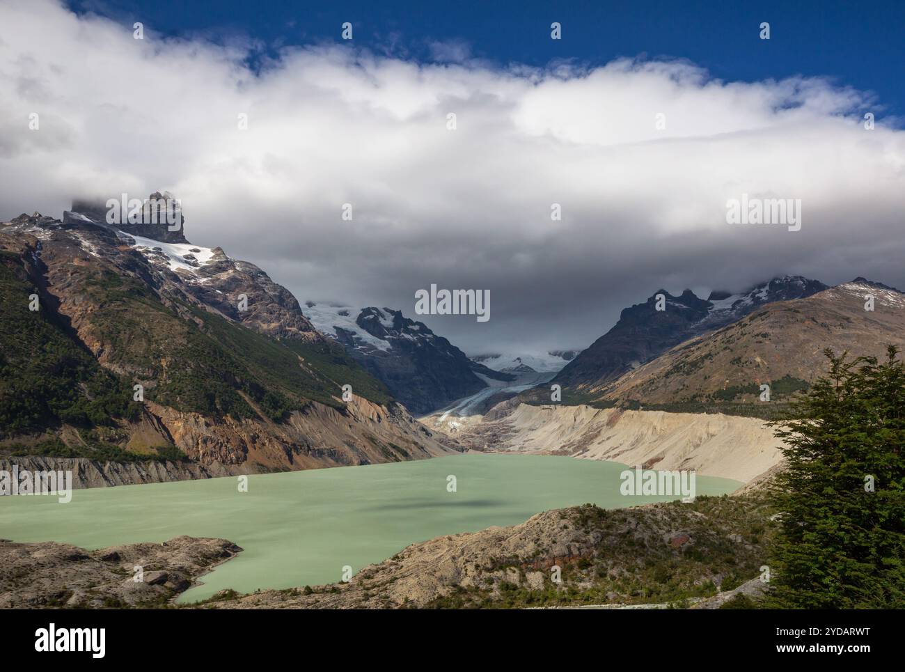 Paysage déserté dans le sud du Chili, Amérique du Sud Banque D'Images