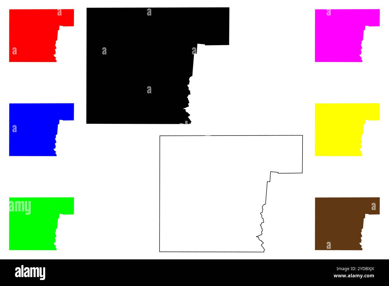 Edwards Comté (Texas (comtés au Texas, États-Unis d'Amérique,USA, États-Unis, US) map vector illustration, croquis gribouillis d'Edwards site Illustration de Vecteur