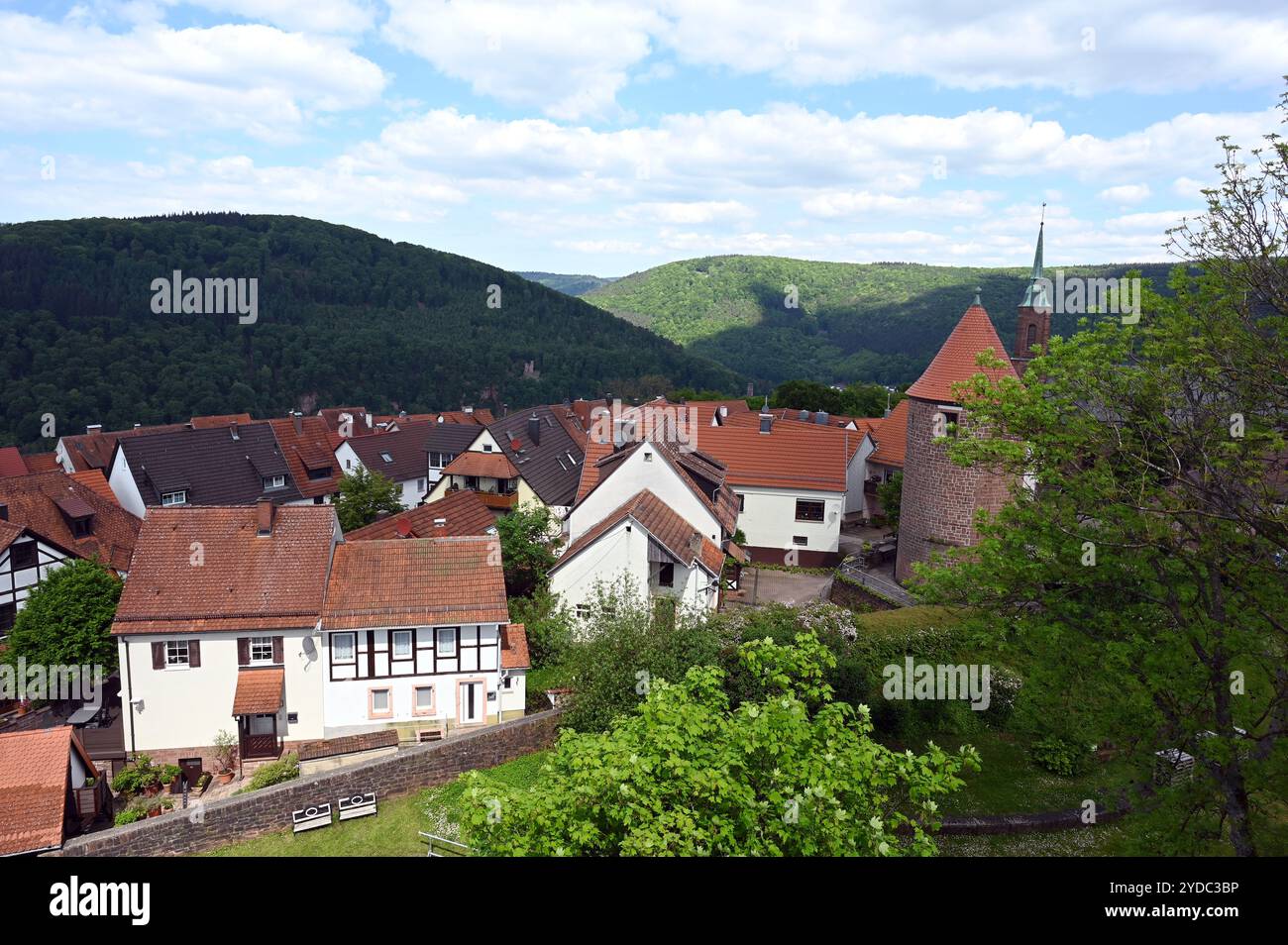 Forteresse de montagne de Dilsberg Banque D'Images