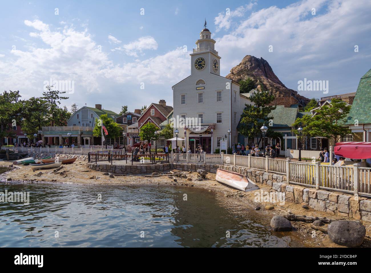 Voici le port de DisneySea Tokyo, un célèbre parc d'attractions et destination de voyage populaire le 13 juin 2023 à Tokyo, au Japon Banque D'Images