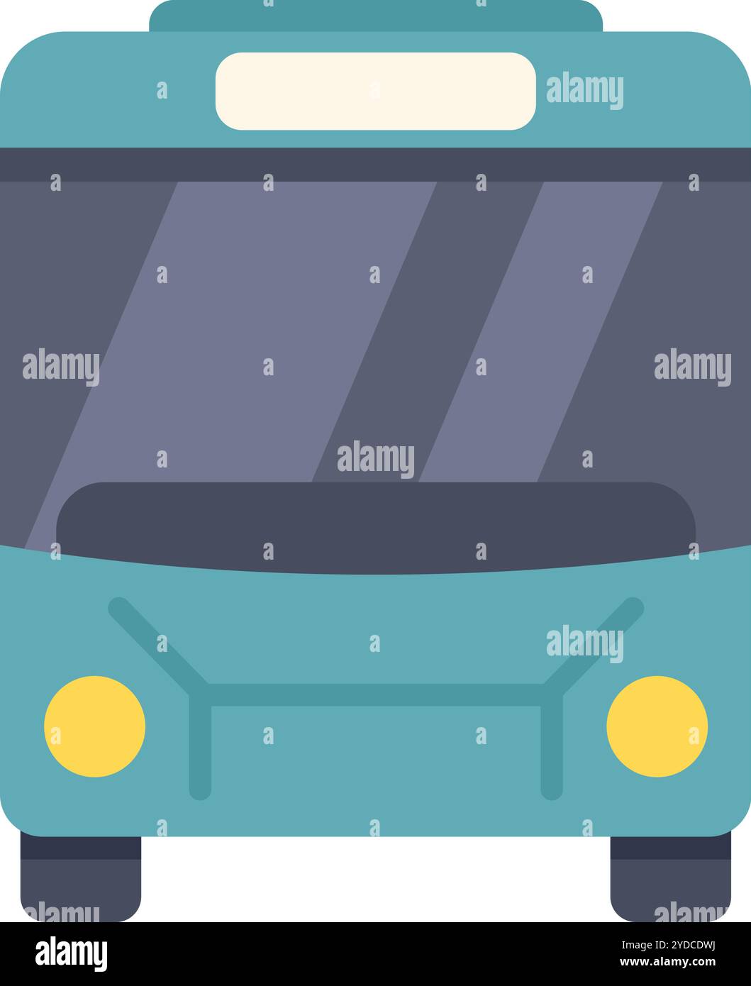 Cette icône vectorielle minimaliste d'un bus est parfaite pour les projets liés au voyage et au transport Illustration de Vecteur