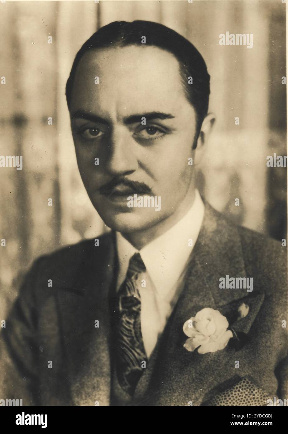 William Powell acteur de cinéma américain dans les années 1930 Banque D'Images