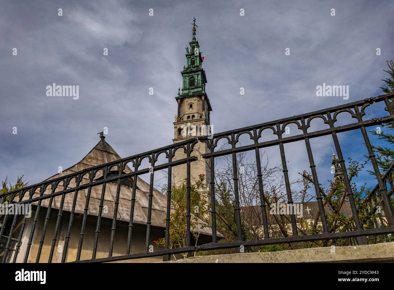 Monastère dédié à la Bienheureuse Vierge Marie à Częstochowa, image de notre-Dame de Czestochowa en automne Banque D'Images