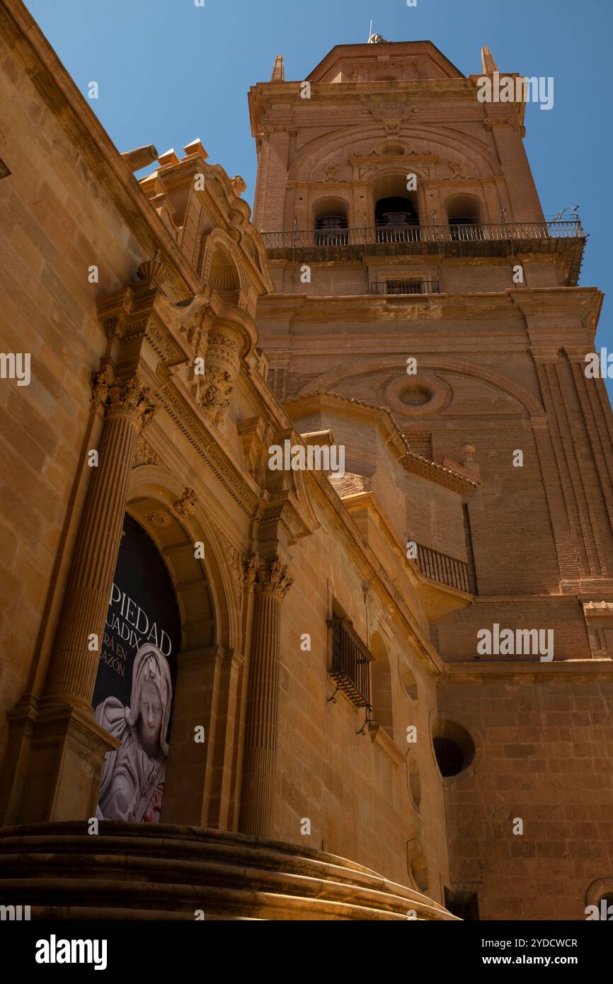 Catedral de la Encarnación de Guadix (Cathédrale de l'Incarnation), Guadix, Espagne Banque D'Images