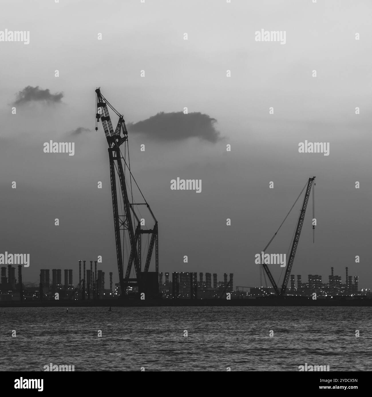 Port maritime de Dubaï, Émirats arabes Unis Banque D'Images