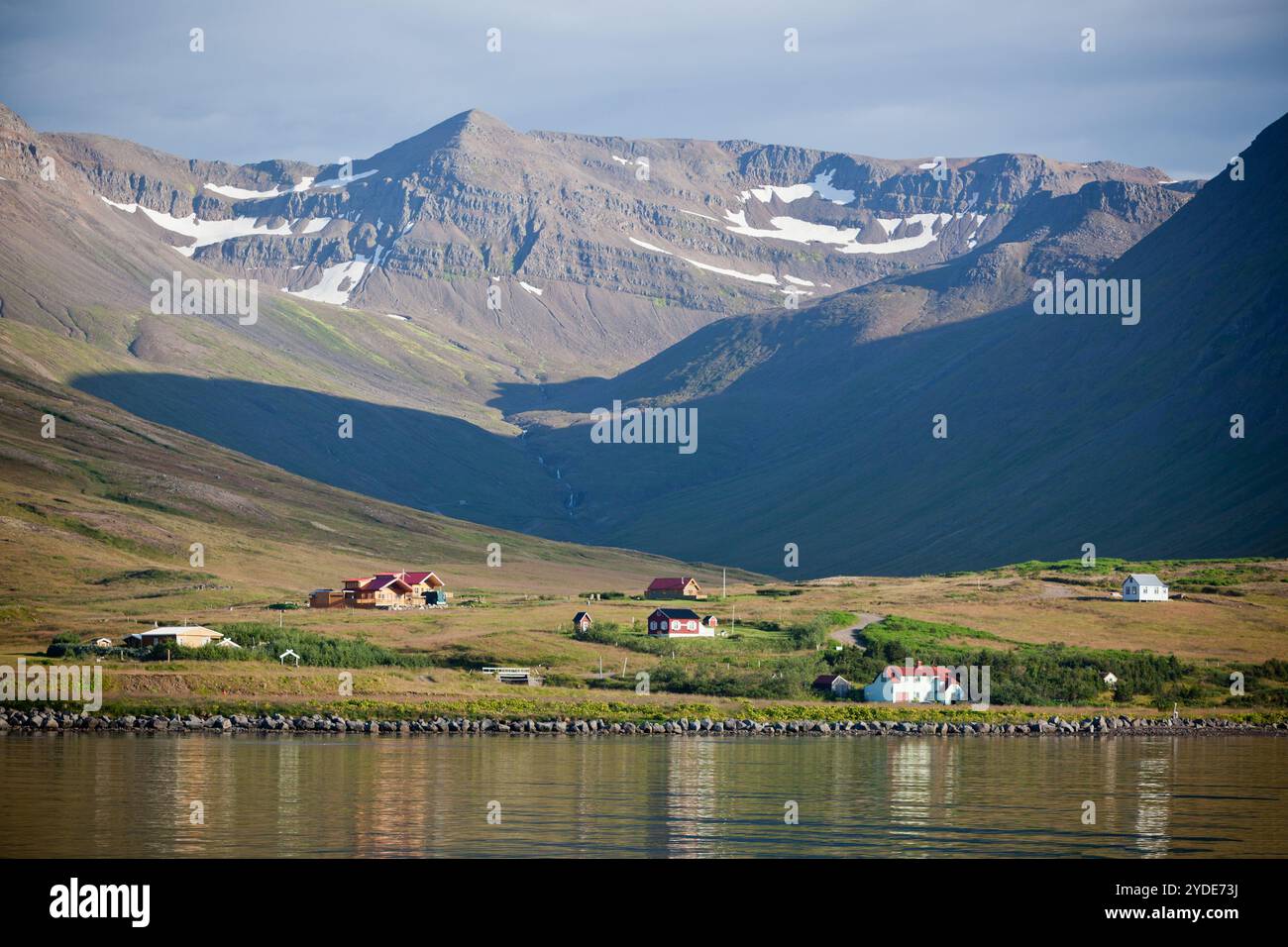 Paysage de la côte nord de l'Islande Banque D'Images