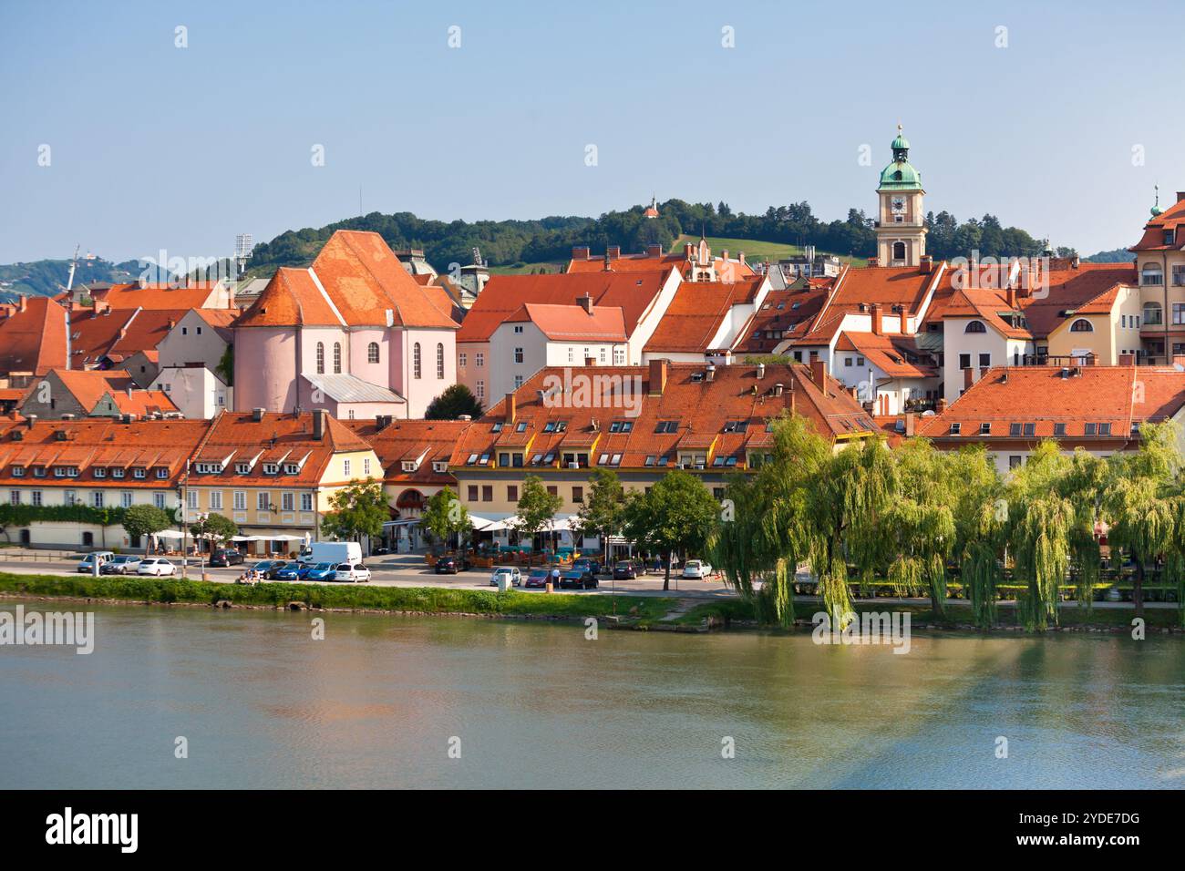 Horizon de la ville de Maribor Banque D'Images