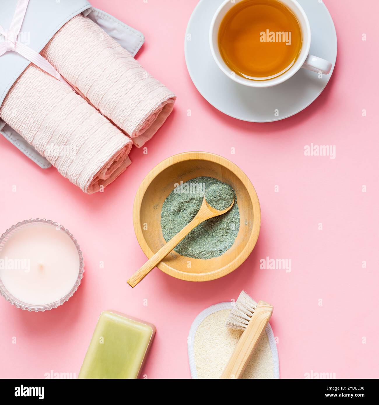 Spa, cosmétiques de beauté et soins corporels Banque D'Images