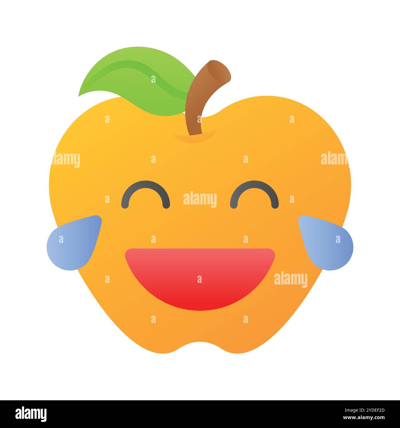 Une icône comestible de rire emoji, facile à utiliser et à télécharger Illustration de Vecteur