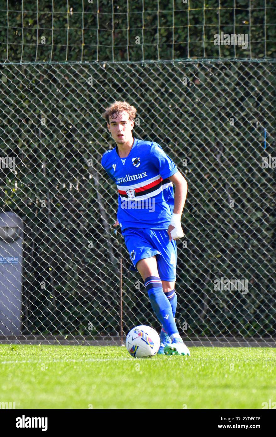 Lorenzo Malanca de Sampdoria U20 - Lazio U20 vs Sampdoria U20 9ème jour du Championnat Italien de Football Primavera 1 au stade Mirko Fersini le 26 octobre 2024 à Formello - Rome, Italie crédit : Roberto Bettacchi Photography/Alamy Live News Banque D'Images