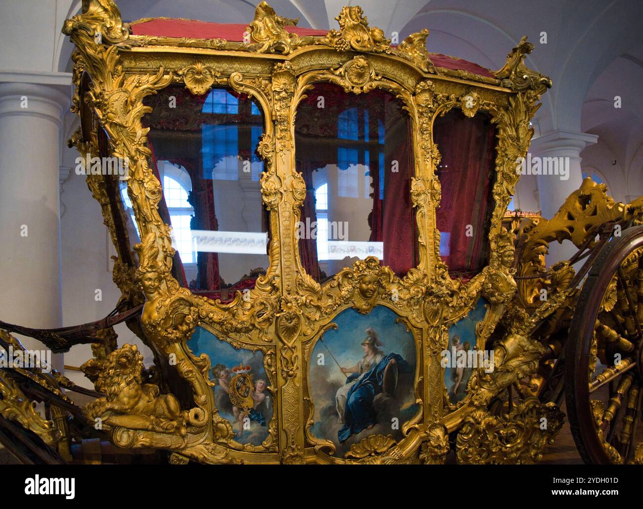 Explorez Marstallmuseum dans le palais Nymphenburg de Munich, en Allemagne Banque D'Images