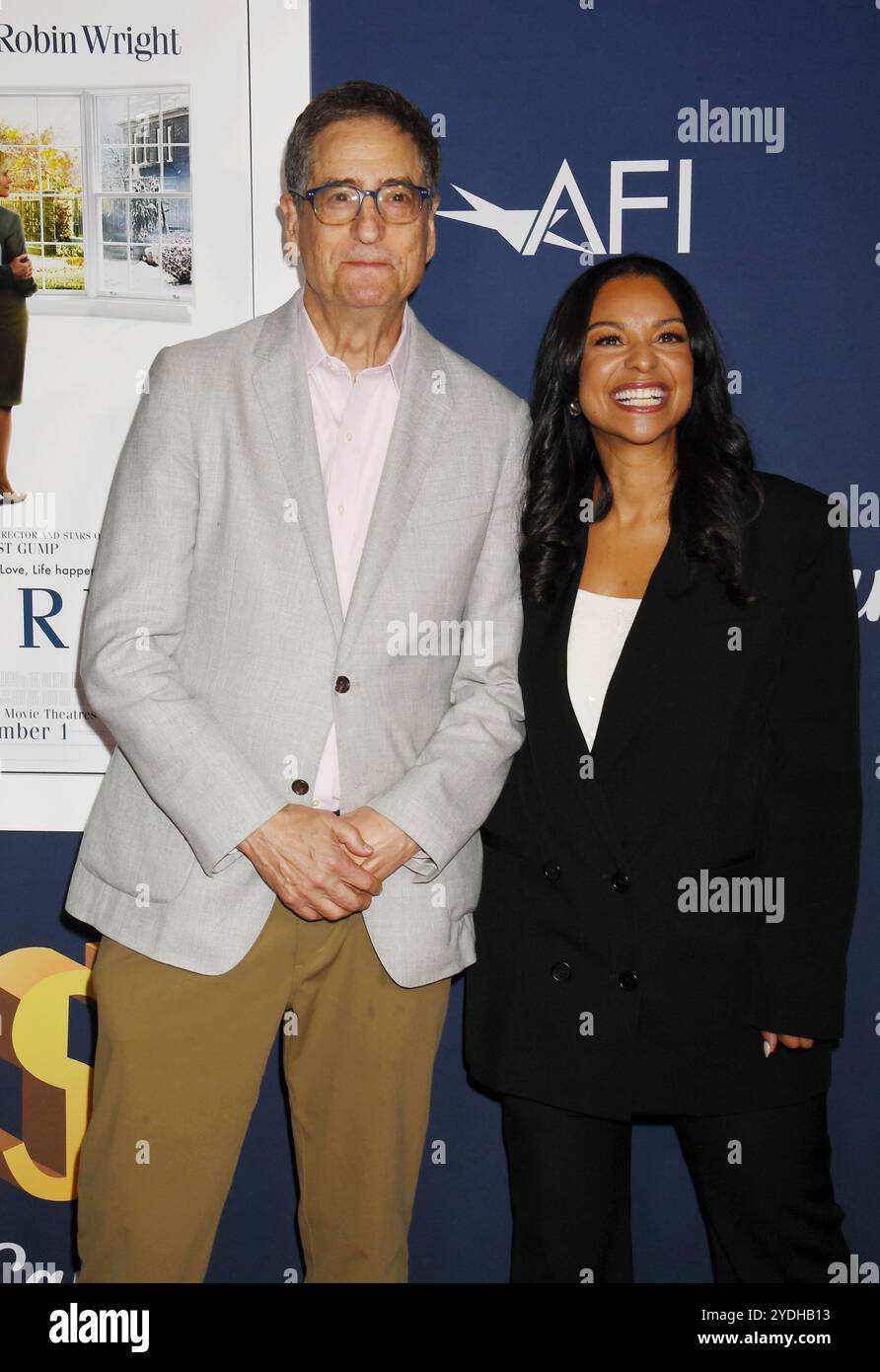 HOLLYWOOD, CALIFORNIE - OCTOBRE 25 : (G-d) Tom Rothman, président de Sony Pictures Entertainment et Nicole Brown, présidente de TriStar Pictures, assistent à la projection en avant-première mondiale de 'Here' lors du Festival AFI 2024 au TCL Chinese Theatre le 25 octobre 2024 à Hollywood, Californie. Crédit : Jeffrey Mayer/JTMPhotos, International/MediaPunch Banque D'Images