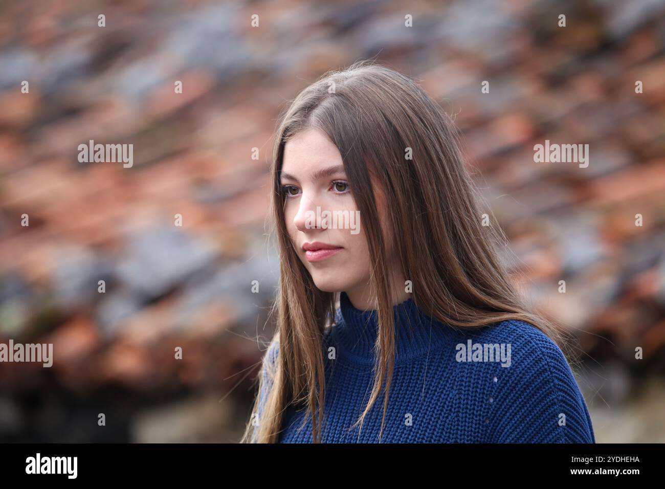 Sotres, Espagne, 26 octobre 2024 : L'Infanta, Sofía de Borbón lors du Prix de la ville exemplaire des Asturies 2024, le 26 octobre 2024, à Sotres, Espagne. Crédit : Alberto Brevers / Alamy Live News. Banque D'Images