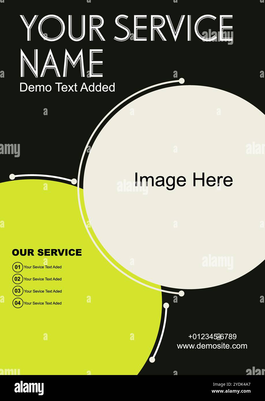 modèle de vecteur de conception de flyer d'affaires Illustration de Vecteur