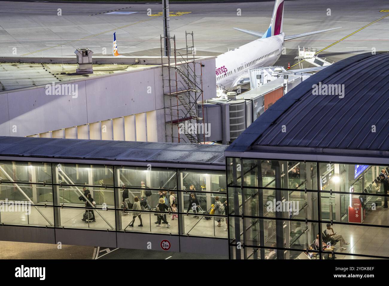 Zone des départs, terminal 1 de l'aéroport de Cologne-Bonn, CGN, Rhénanie du Nord-Westphalie, Allemagne, Europe Banque D'Images