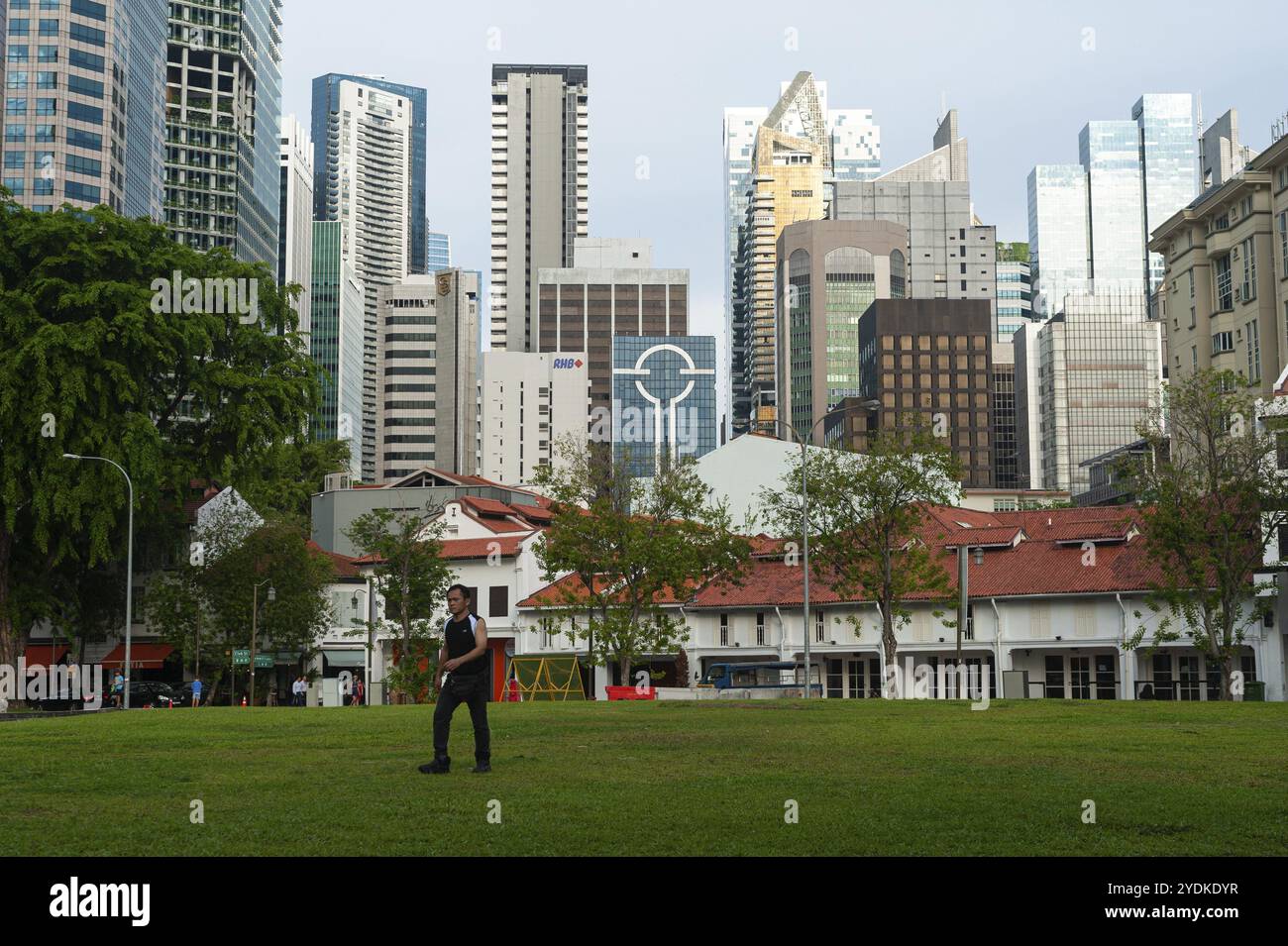 17.05.2019, Singapour, République de Singapour, Asie, Une vue de l'horizon dans le quartier des affaires de la ville-état, Asie Banque D'Images