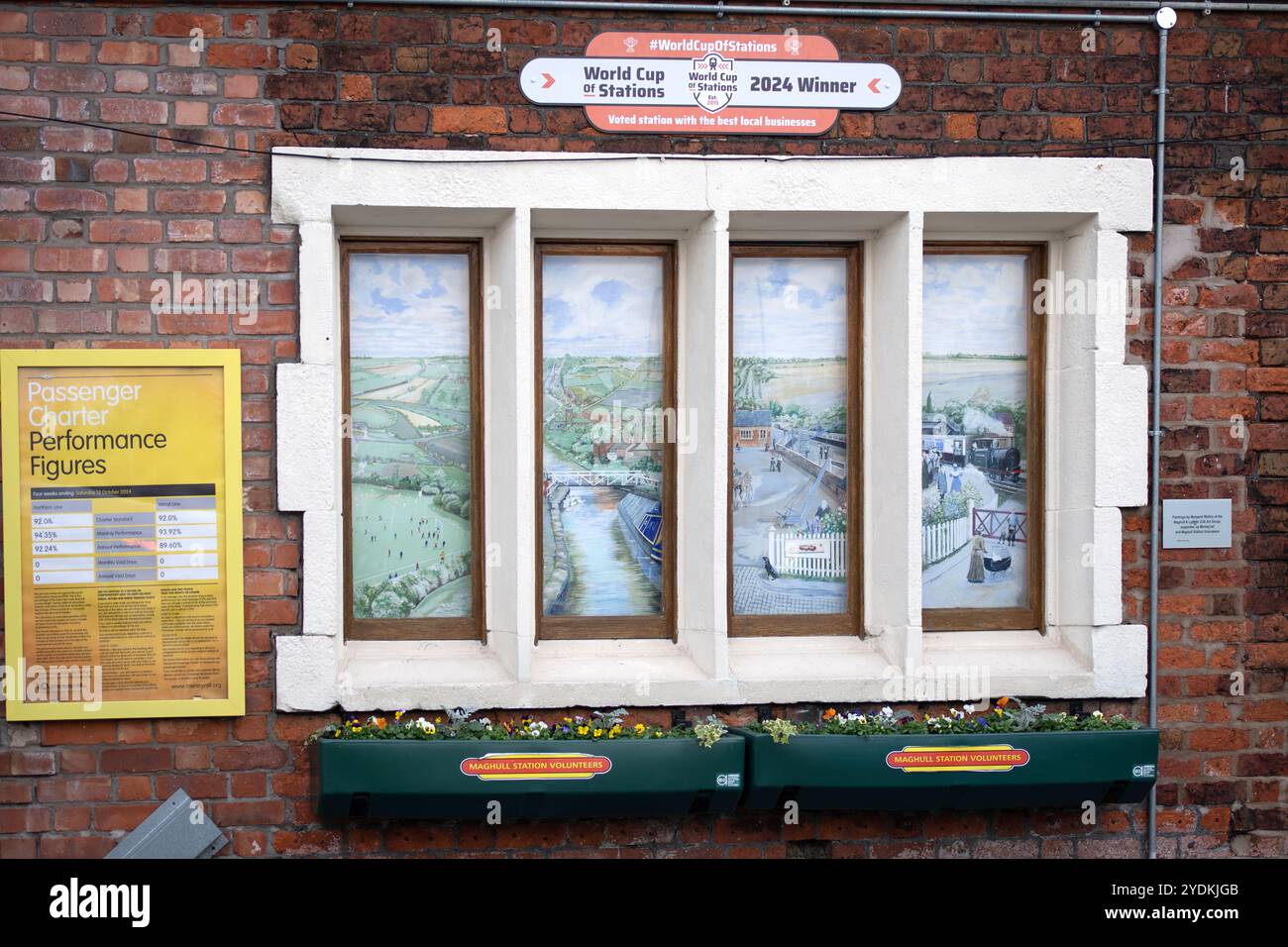 Maghull Station vainqueur de la meilleure gare d'Angleterre Banque D'Images