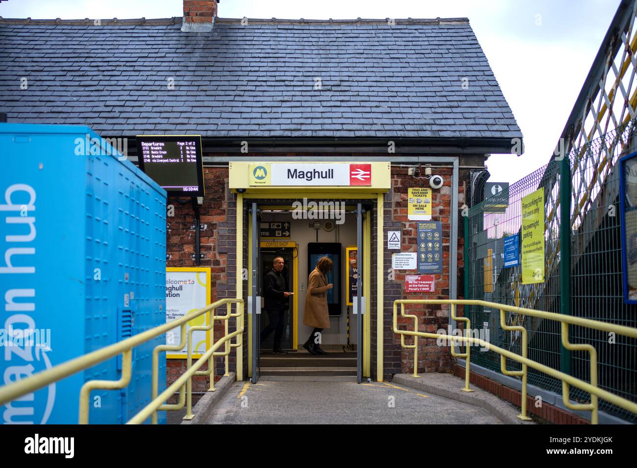 Maghull Station vainqueur de la meilleure gare d'Angleterre Banque D'Images
