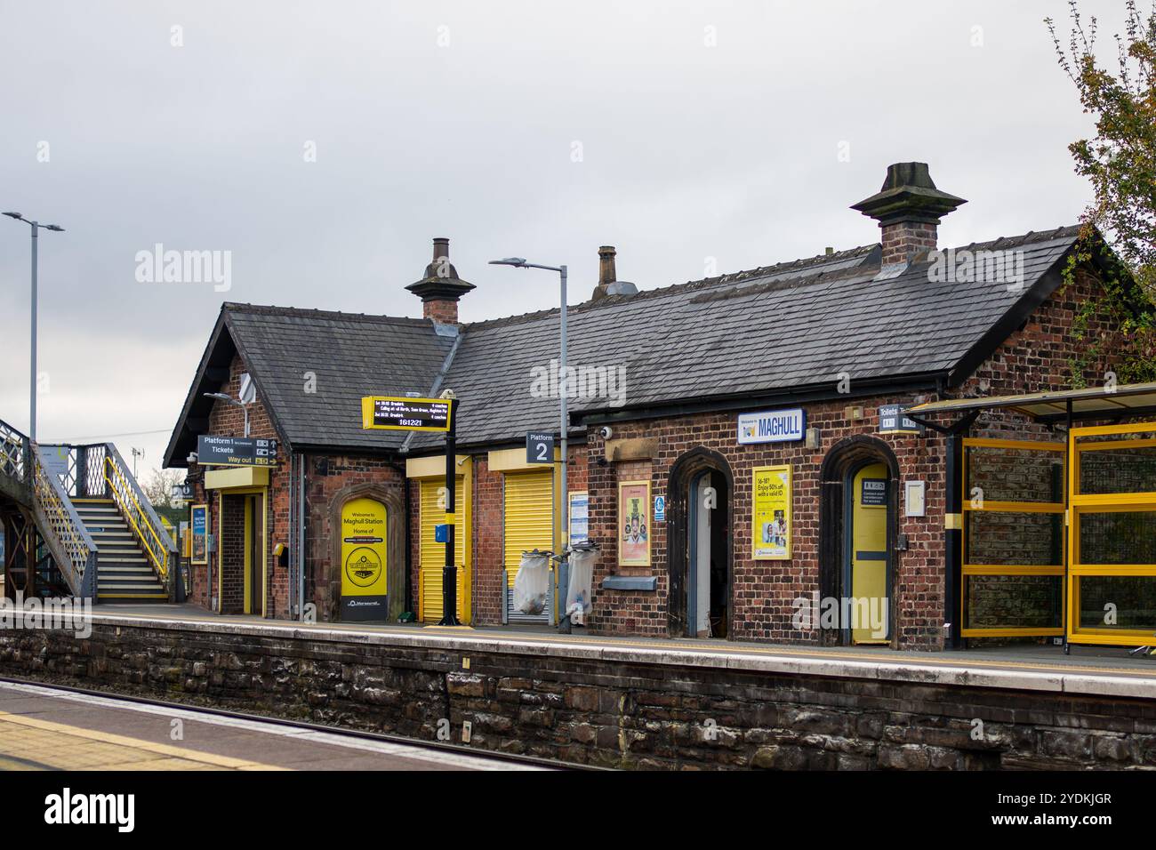Maghull Station vainqueur de la meilleure gare d'Angleterre Banque D'Images