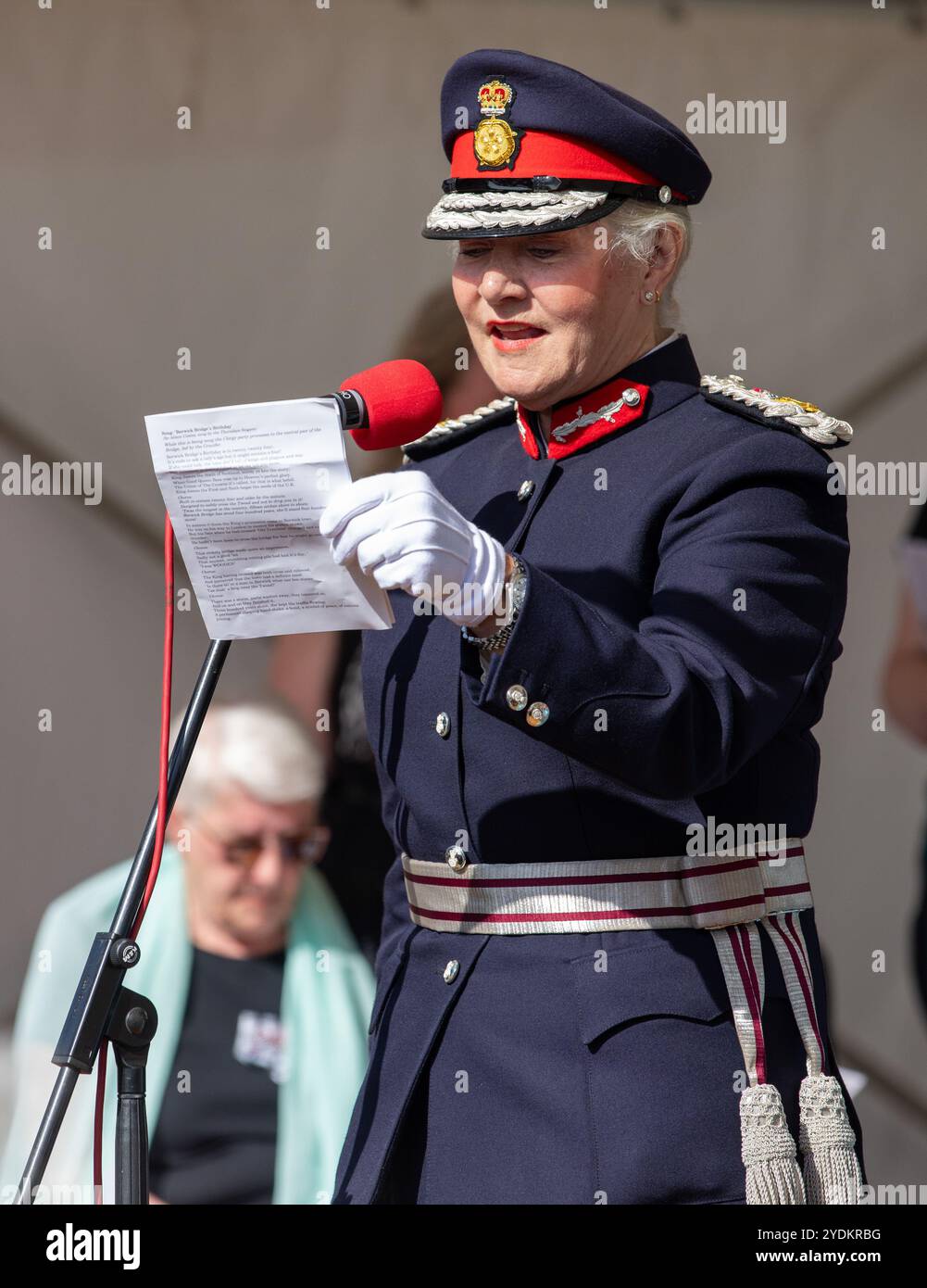 Dr Caroline Pryer, représentante officielle du roi pour le comté. Banque D'Images