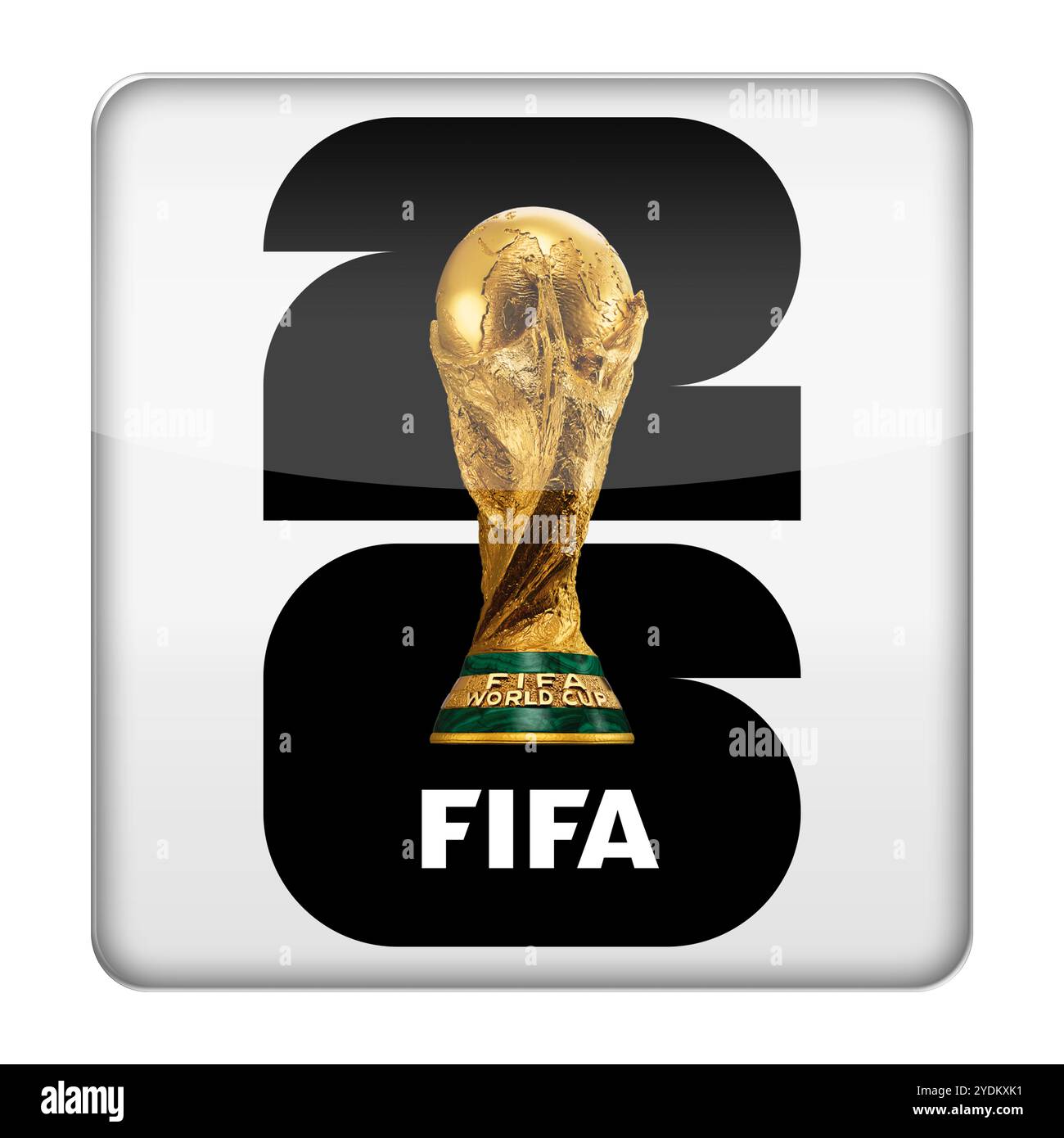 Icône du logo Coupe du monde de la FIFA 2026 Banque D'Images
