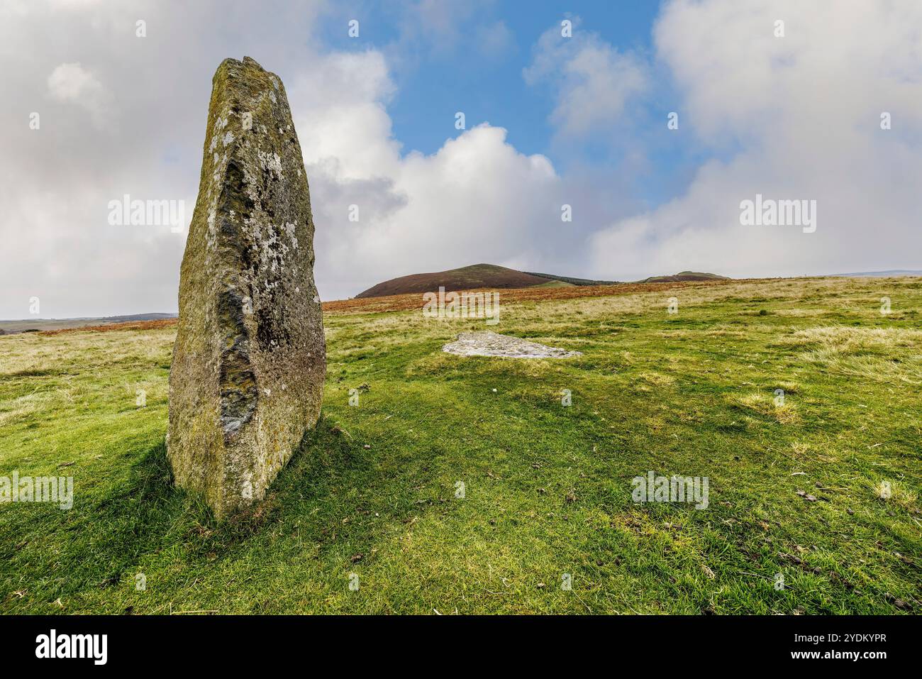 Mitchell's Fold Stone Circle, Stapeley Hill, Shropshire, Royaume-Uni Banque D'Images