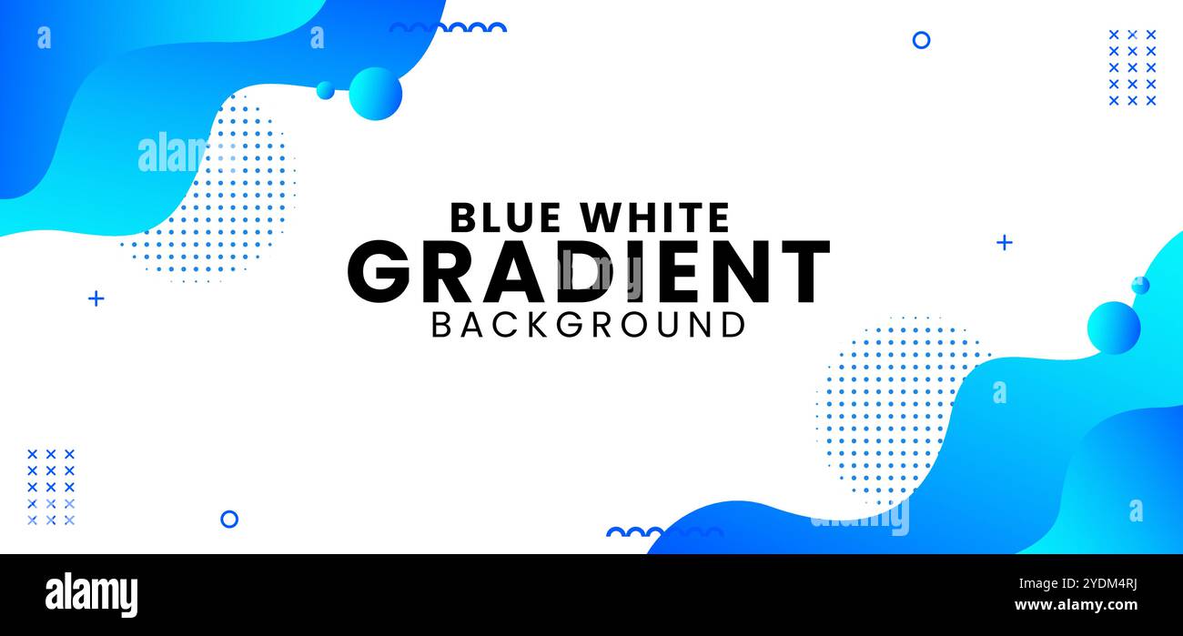 Fond abstrait liquide. conception de modèle de bannière vectorielle fluide de médias sociaux avec la couleur bleue, sites web. Formes ondulées, fond unique de couleur bleue Illustration de Vecteur