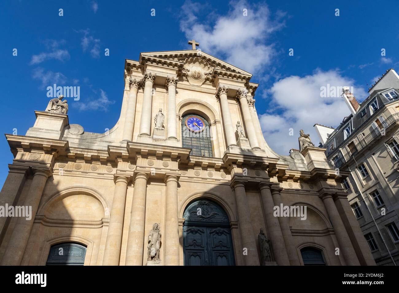 Vue sur la rue à Paris, France Banque D'Images Vue sur la rue à Paris, France Banque D'Images