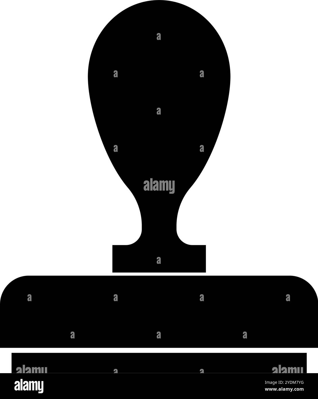 Silhouette d'embouti. Silhouette de joint. Vecteur modifiable. Illustration de Vecteur