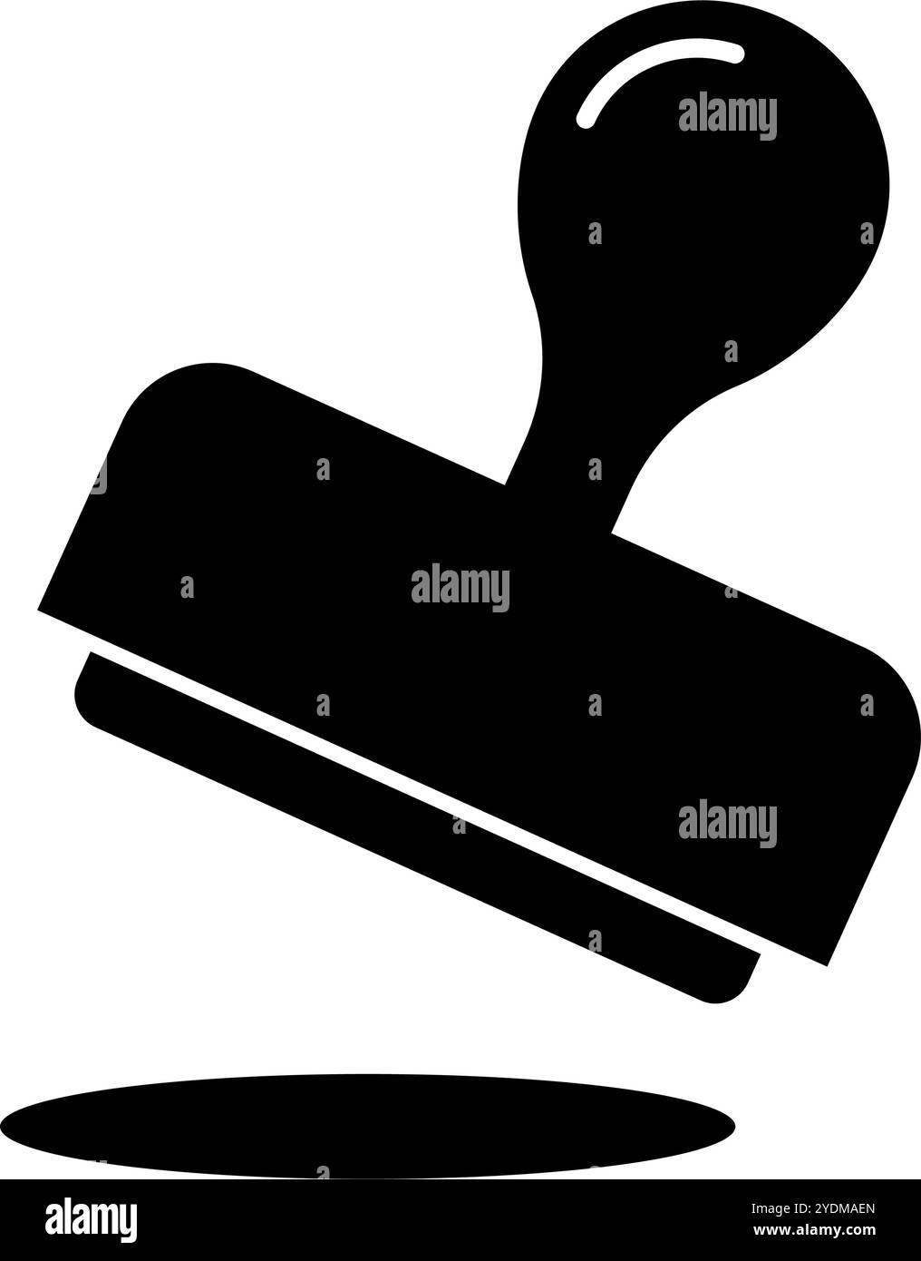 Estampiller et imprimer l'icône de silhouette. Vecteur. Illustration de Vecteur