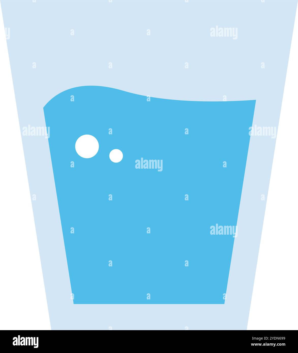Icône eau et tasse. Vecteur modifiable. Illustration de Vecteur